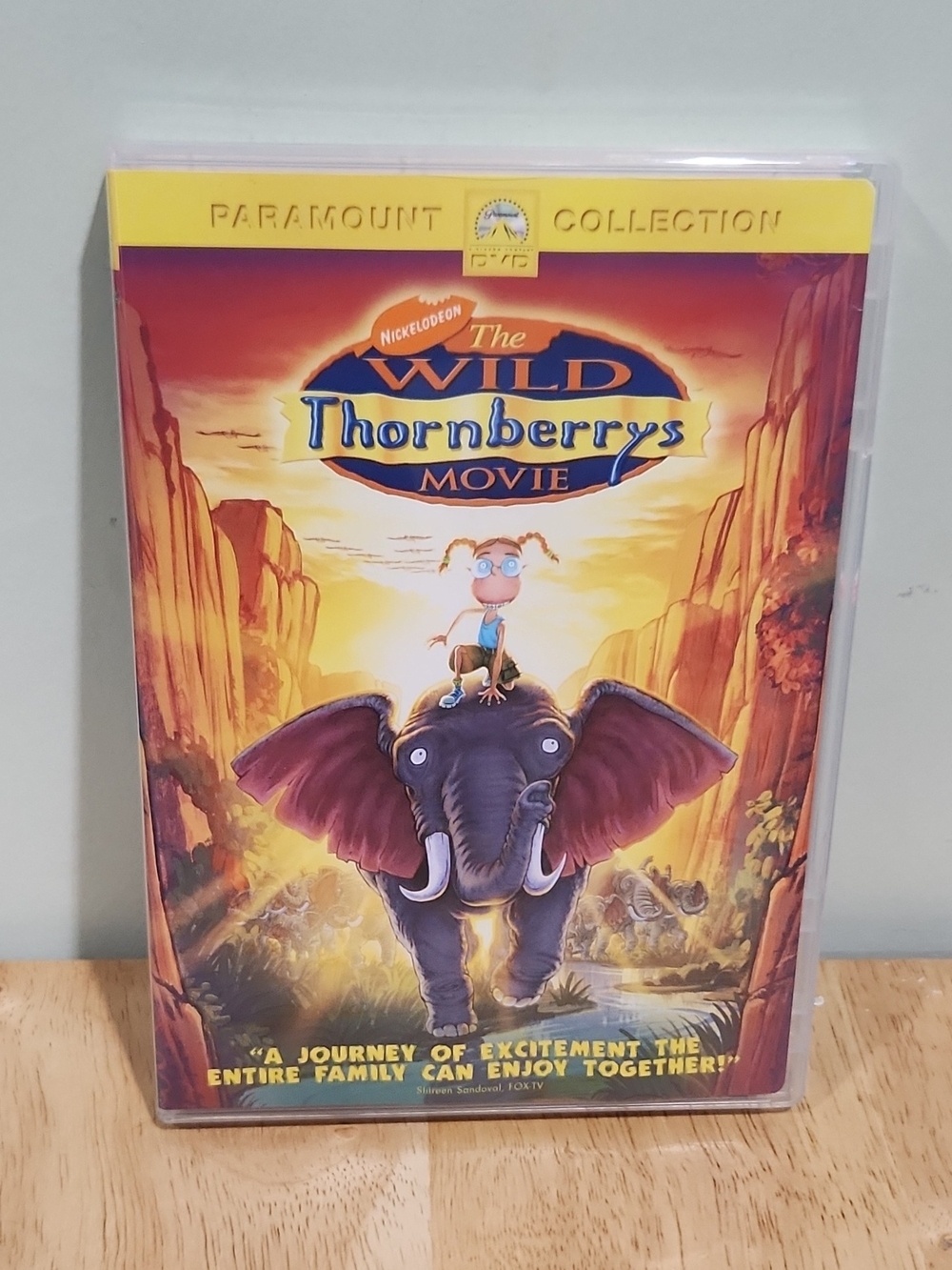 Nickelodeon The Wild Thornberrys Movie DVD - Yellow and Orange Artwork